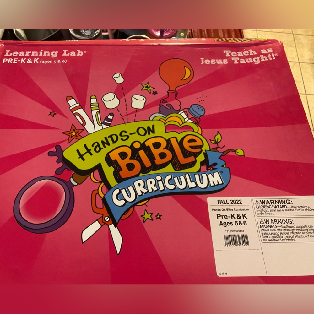 Hands On Bible Curriculum Pre K & K Ages 5 and 6 NEW!